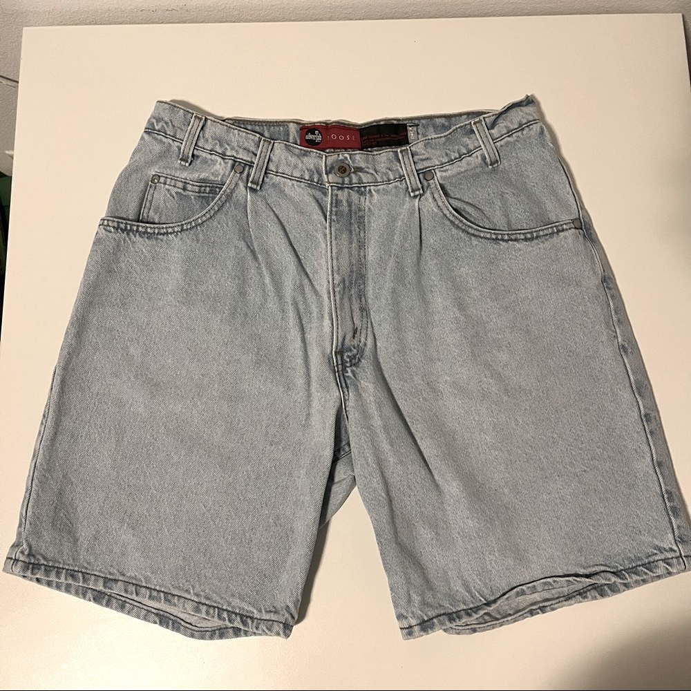 Levis Silvertab Baggy Loose 90s Vintage Jean Shorts 364 USA Skate Grunge 80s